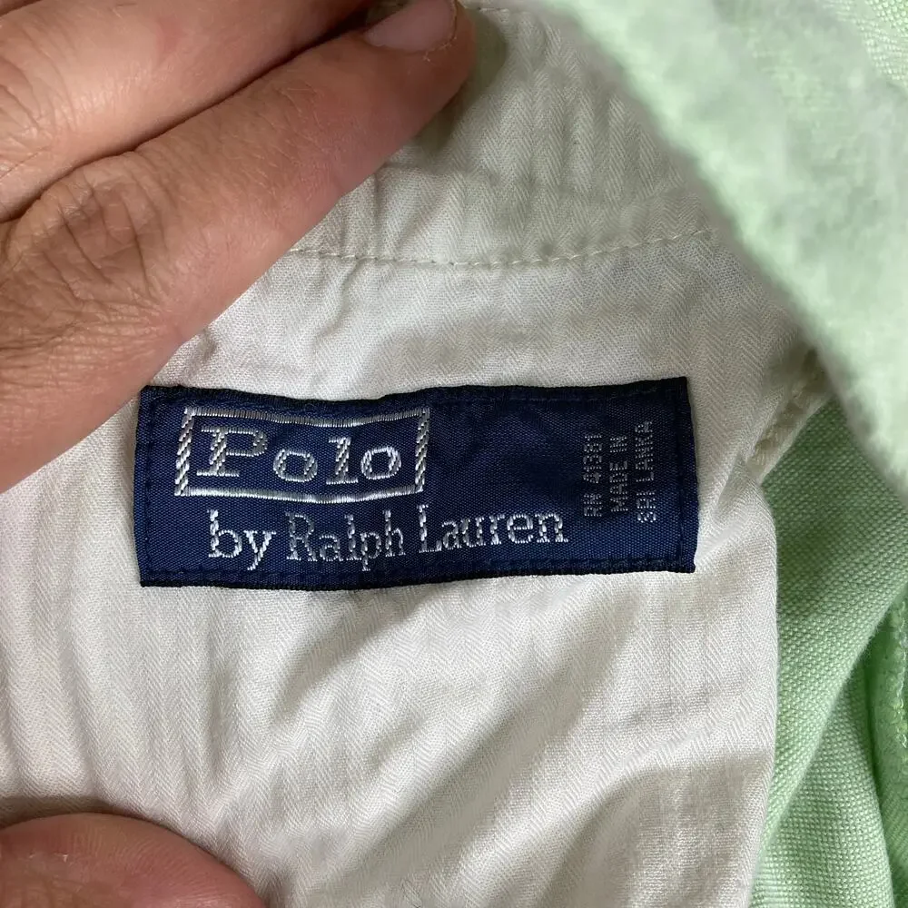 Polo Ralph Lauren Shorts Mens Size‎ 40 Light Green Chino Casual Summer Classic